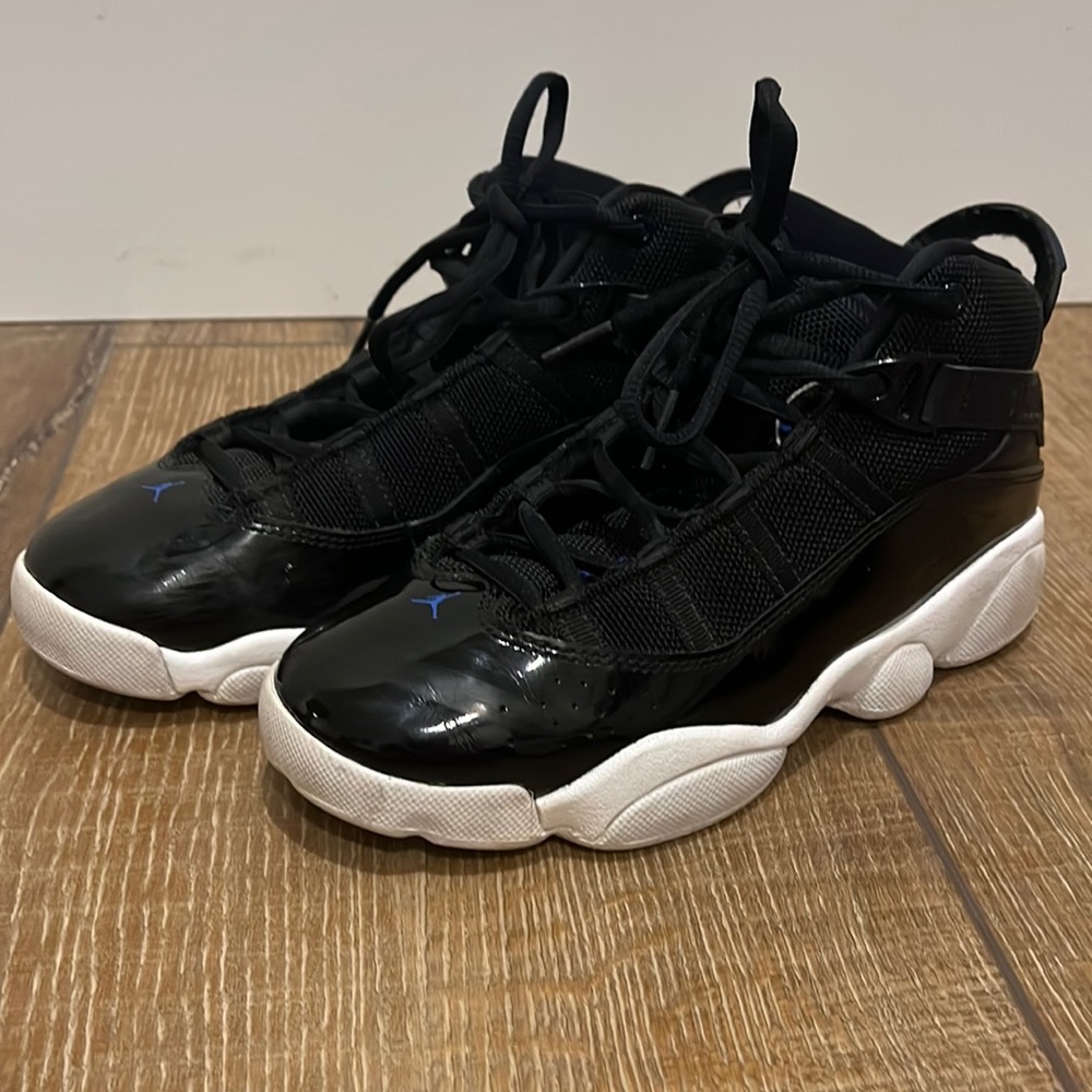 Kids Black Jordan 6 Rings Space Jam